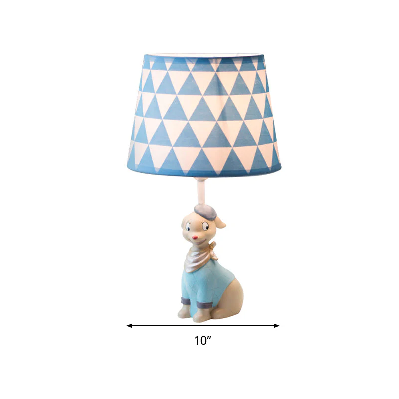 PupGlow – munter blaue Hundeschreibtischlampe für Kinder
