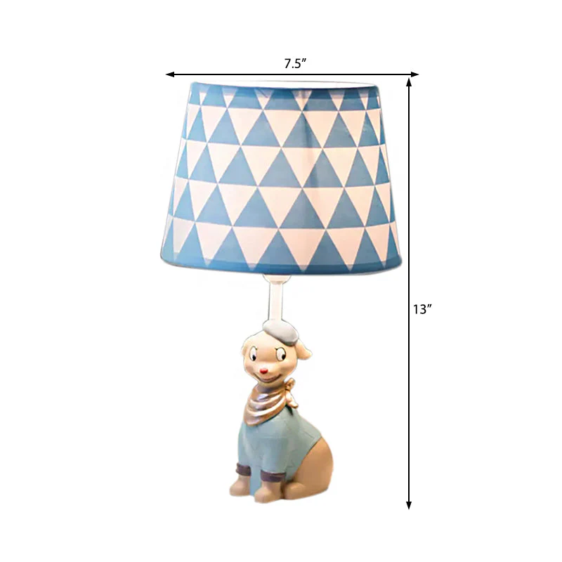 PupGlow – munter blaue Hundeschreibtischlampe für Kinder - Image 3