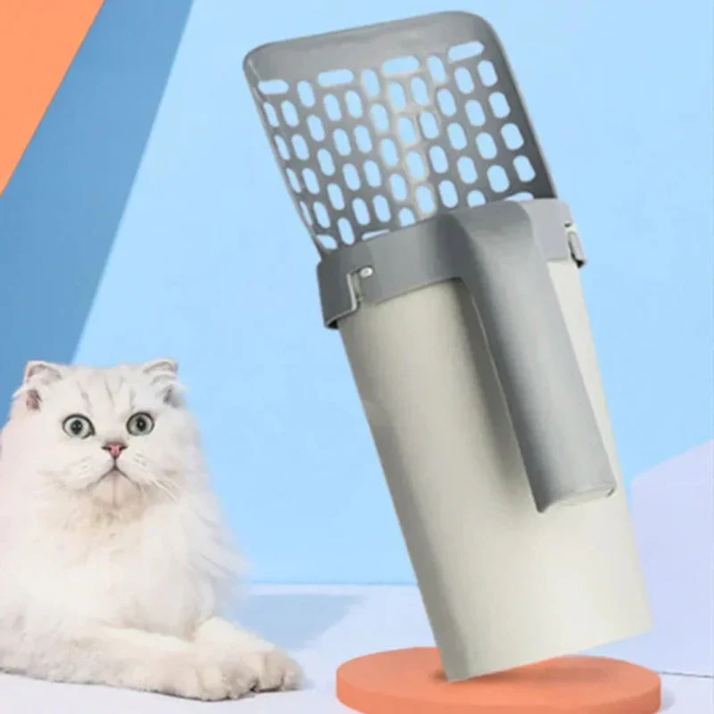 PurrScoop – Selbstreinigendes Katzenklo mit integriertem Spender für Mülltüten - Image 4