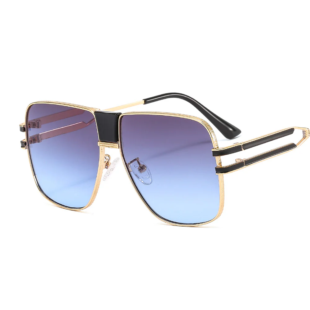 Quadratische Unisex Sonnenbrille mit Verlaufsgläsern - Image 6