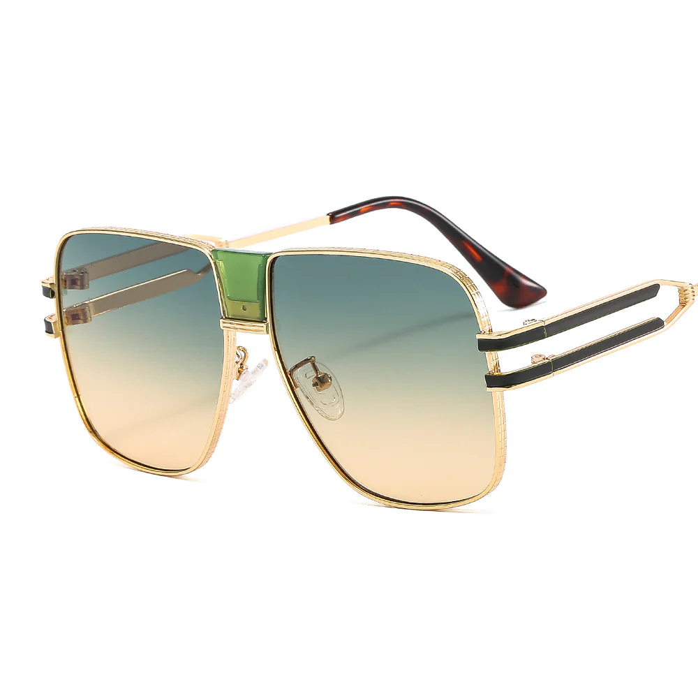 Quadratische Unisex Sonnenbrille mit Verlaufsgläsern - Image 8