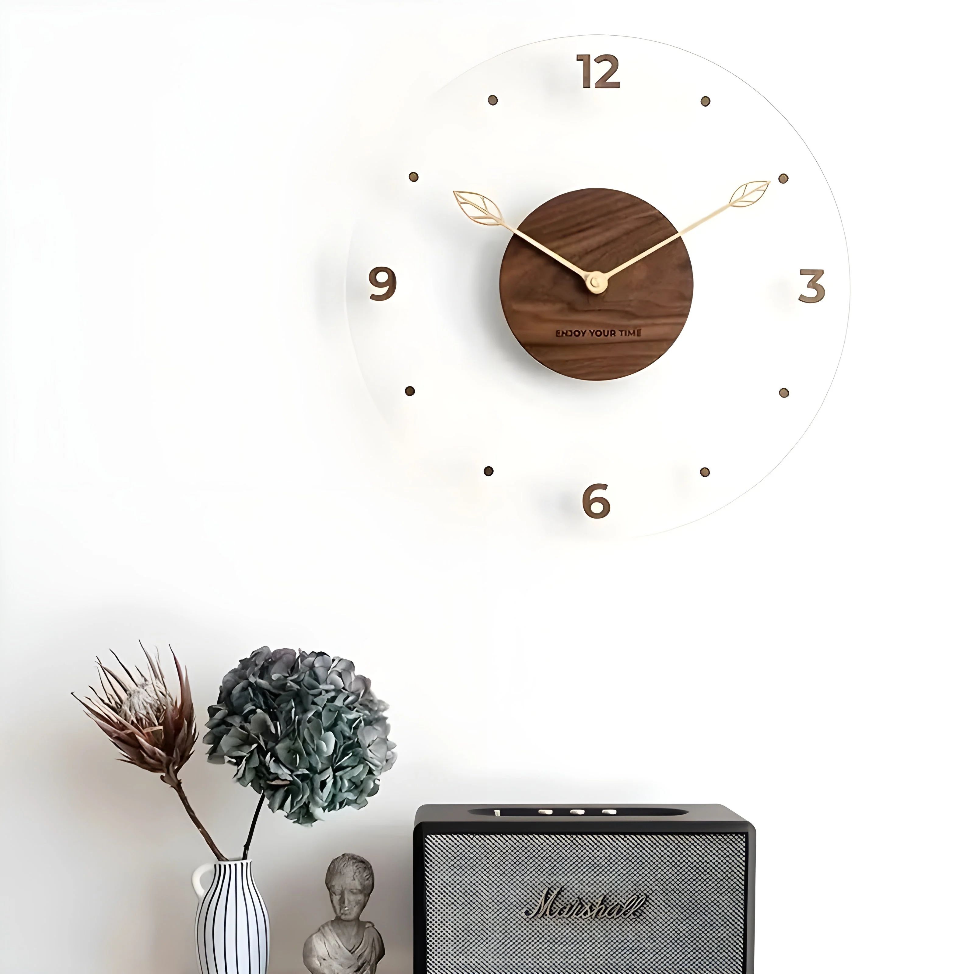 QuietWood – Minimalistische, geräuschlose Wanduhr mit schlichtem Design für jeden Raum - Image 2