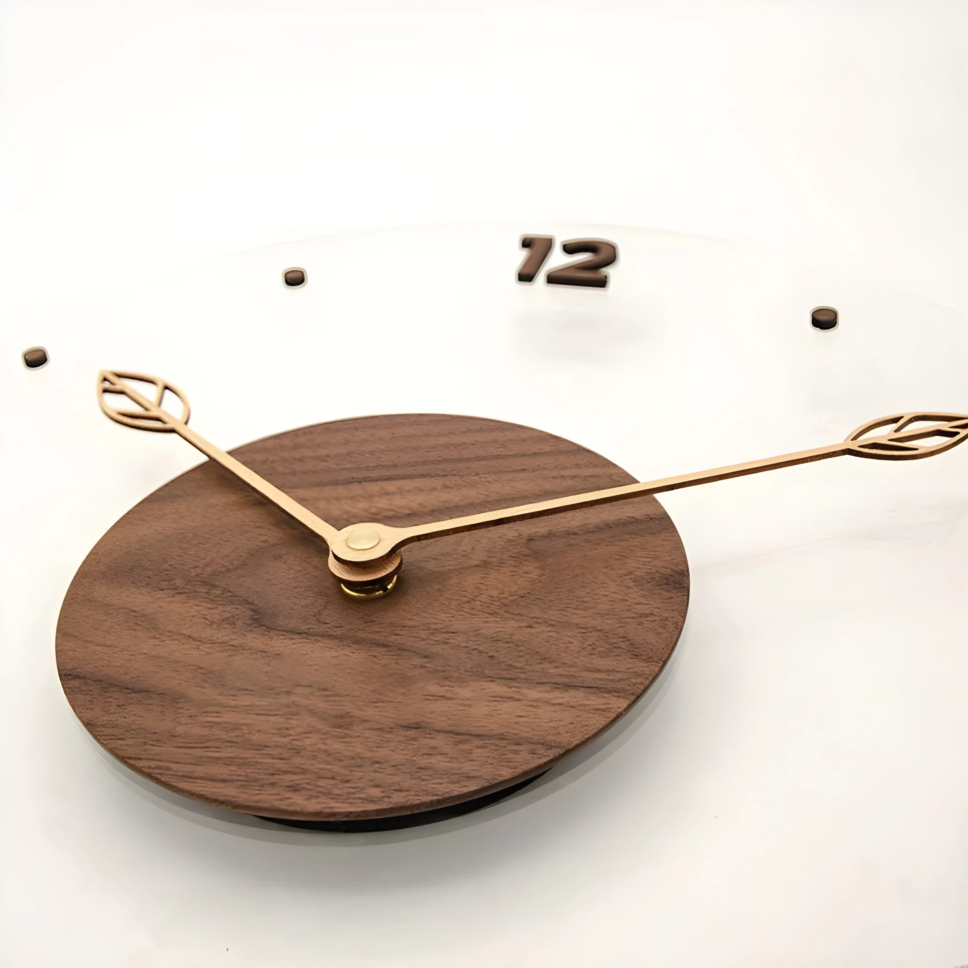 QuietWood – Minimalistische, geräuschlose Wanduhr mit schlichtem Design für jeden Raum - Image 4
