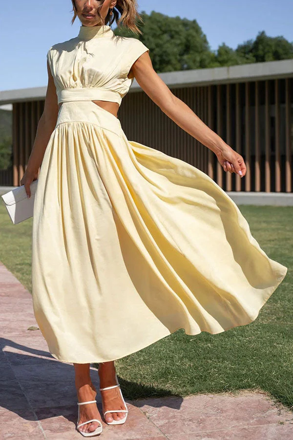 Quincy | Midi-Kleid mit Cut-Out und Taschen - Image 17