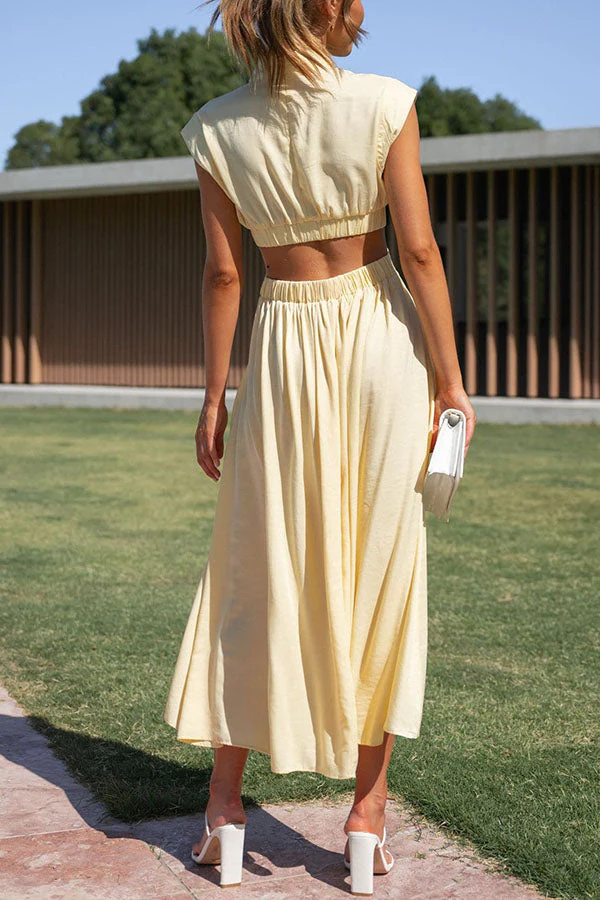 Quincy | Midi-Kleid mit Cut-Out und Taschen - Image 19