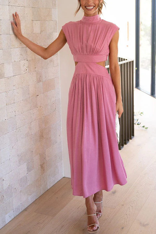 Quincy | Midi-Kleid mit Cut-Out und Taschen - Image 24