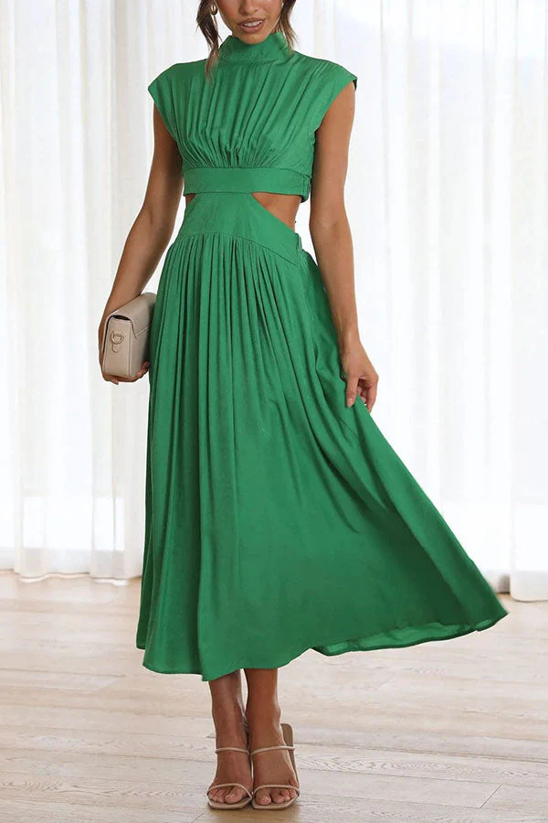 Quincy | Midi-Kleid mit Cut-Out und Taschen - Image 6