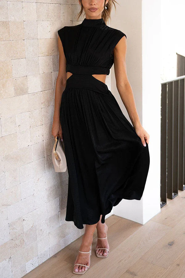 Quincy | Midi-Kleid mit Cut-Out und Taschen - Image 8