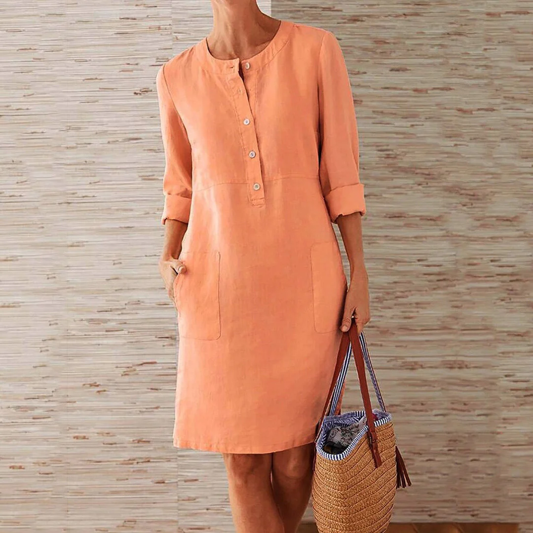 Quinn - Elegantes und fließendes Kleid mit lockerer Passform für Frauen - Image 2