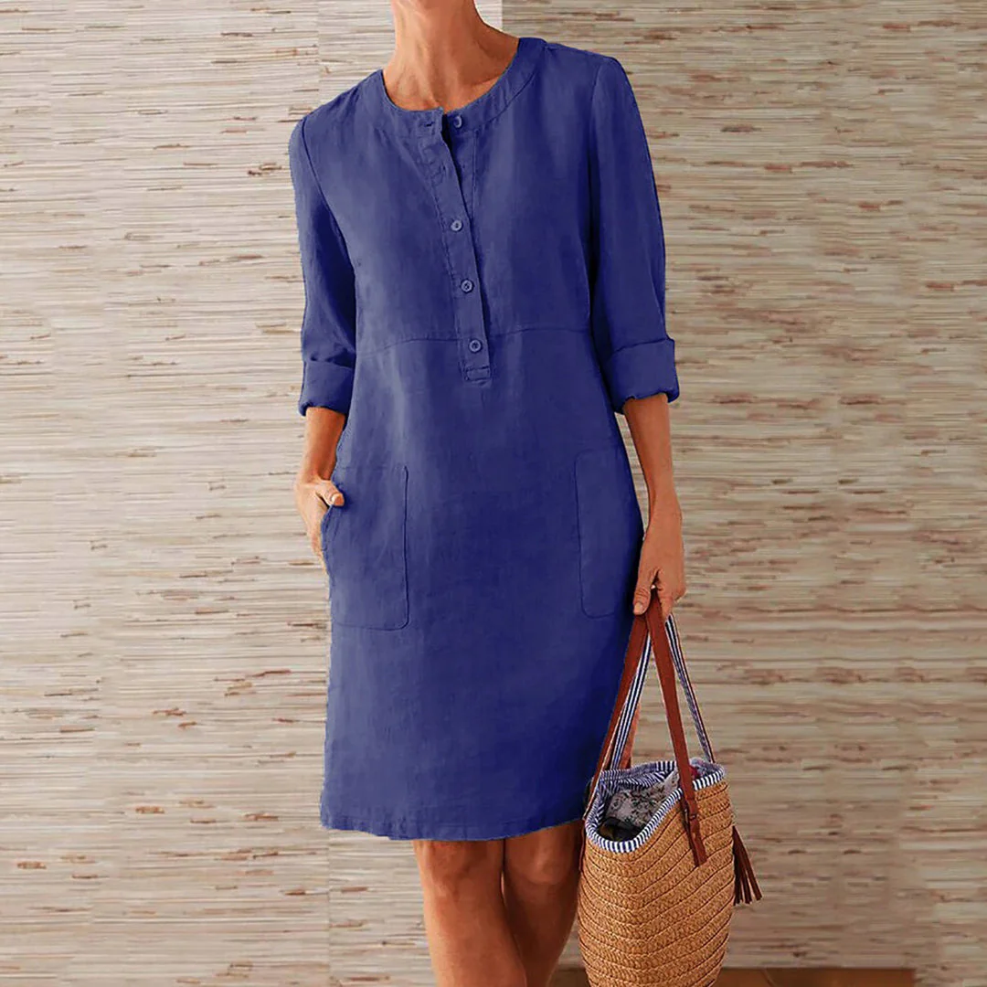 Quinn - Elegantes und fließendes Kleid mit lockerer Passform für Frauen - Image 5