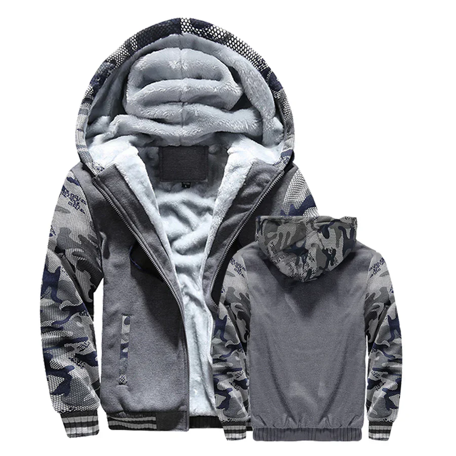 Quinn - fleecejacke mit kapuze und reißverschluss