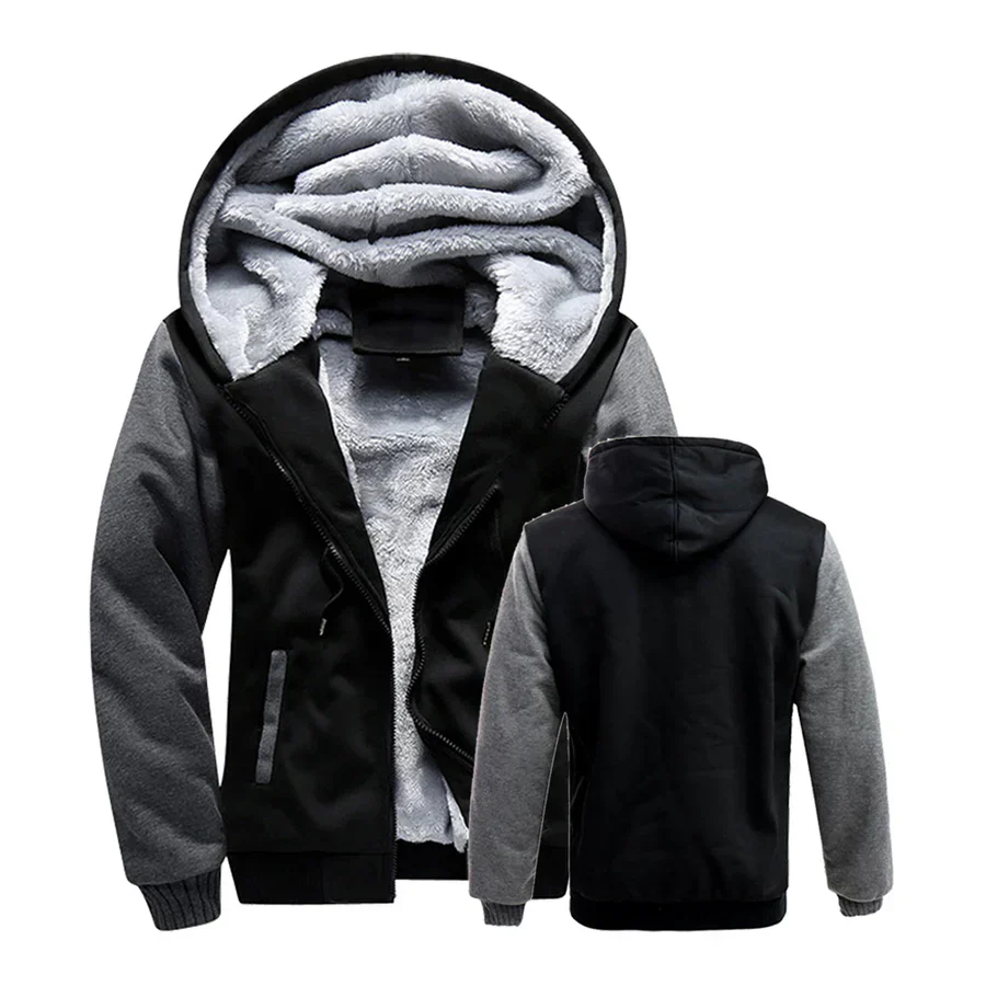 Quinn - fleecejacke mit kapuze und reißverschluss - Image 3