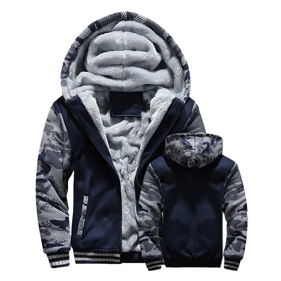 Quinn - fleecejacke mit kapuze und reißverschluss - Image 4