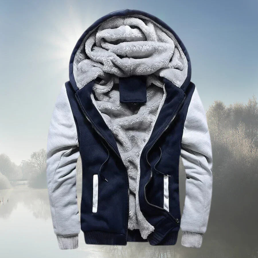 Quinn - fleecejacke mit kapuze und reißverschluss - Image 6