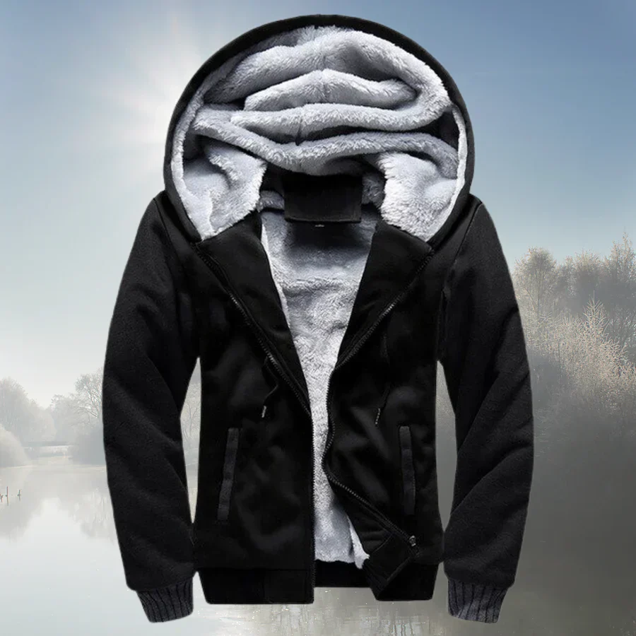 Quinn - fleecejacke mit kapuze und reißverschluss - Image 8