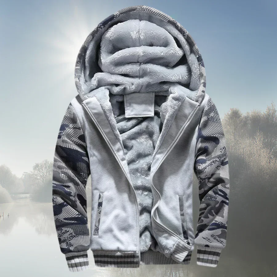 Quinn - fleecejacke mit kapuze und reißverschluss - Image 9