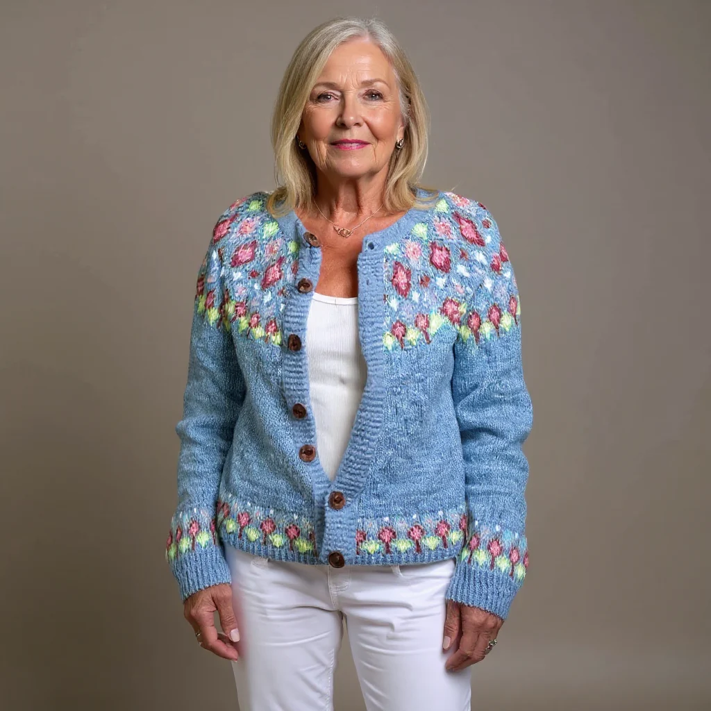 Quinnie | Vintage Isländische Strickjacke - Image 2