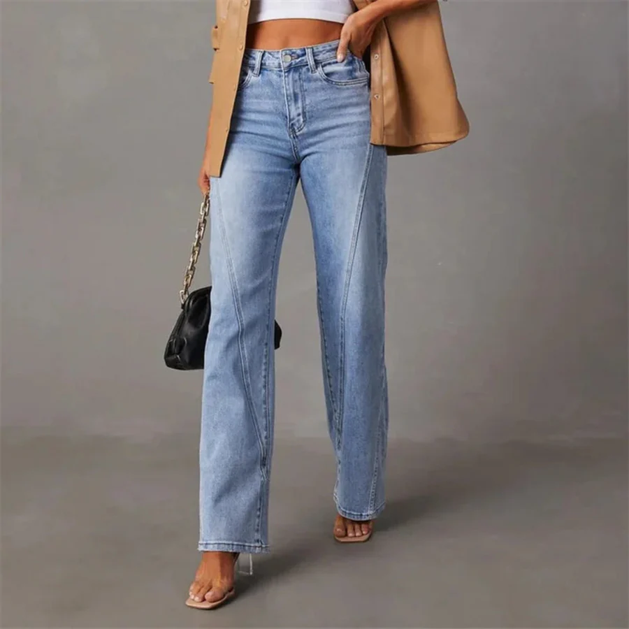 QUINTINA - WEITE JEANS MIT HOHER TAILLE - Image 4