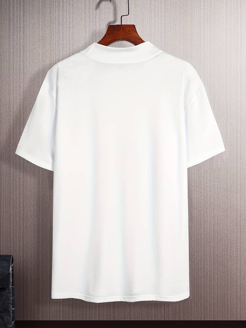 Radoslav | Stilvolles T Shirt mit Erhobenem Kragen für Herren