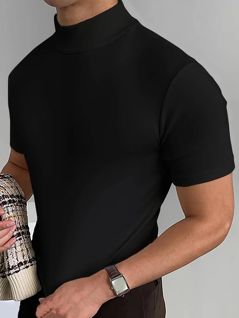 Radoslav | Stilvolles T Shirt mit Erhobenem Kragen für Herren - Image 4