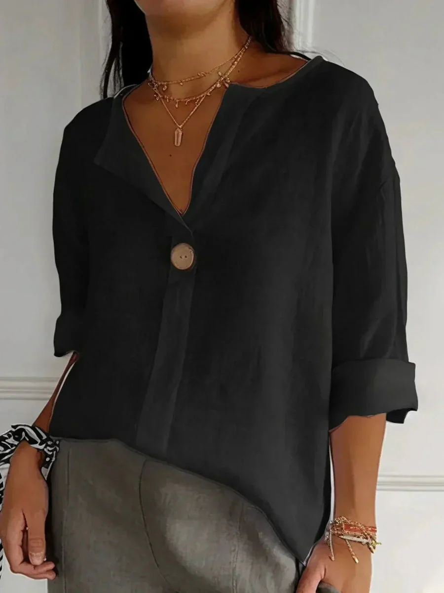 RAIMUNDE - LOCKERE LEINENBLUSE - Image 3