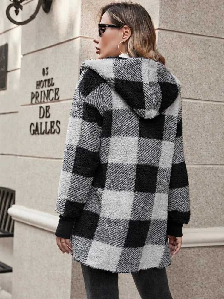 Ralph Mattew Lässige karierte Strickjacke - Image 2