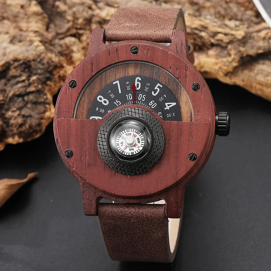 RAMON - HOLZUHREN MIT LEDERARMBAND - Image 10
