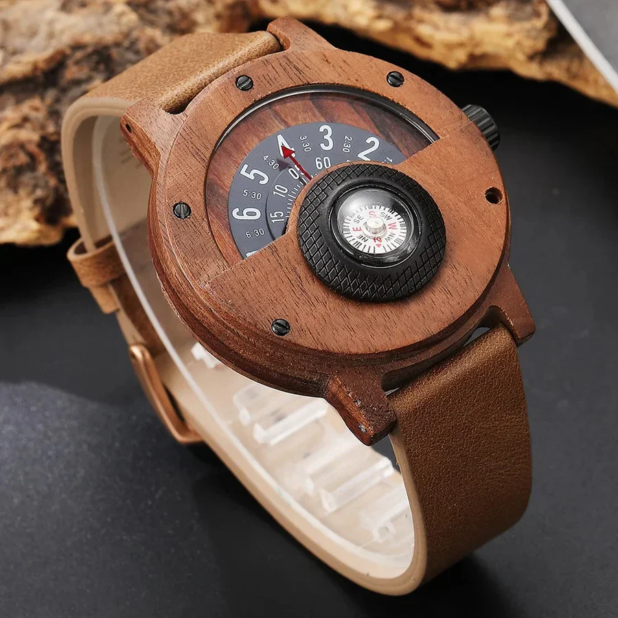 RAMON - HOLZUHREN MIT LEDERARMBAND - Image 11