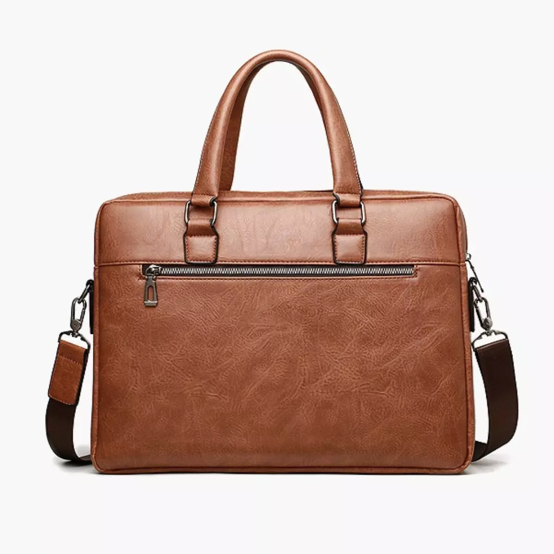 Raplhmattew - Weixier Leder Laptop Tasche + Kostenloser Cardholder - Image 3