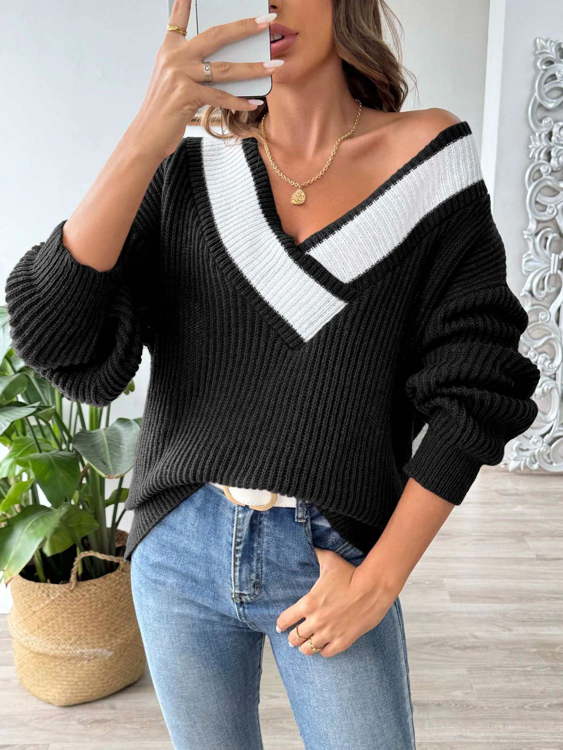 Raquel Strickpullover mit überschnittenen Schultern - Image 3