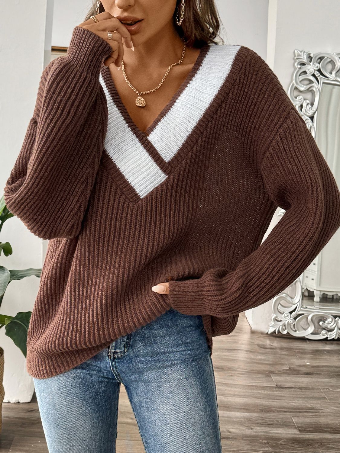 Raquel Strickpullover mit überschnittenen Schultern - Image 4