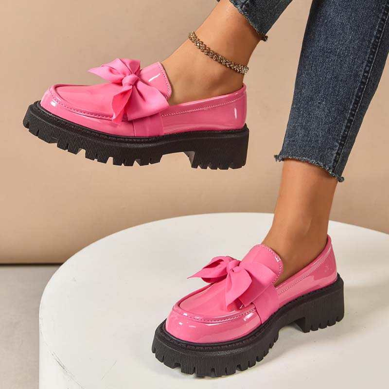 Ravisse™ - Elegante und Niedliche Plateau-Loafer mit Schleife
