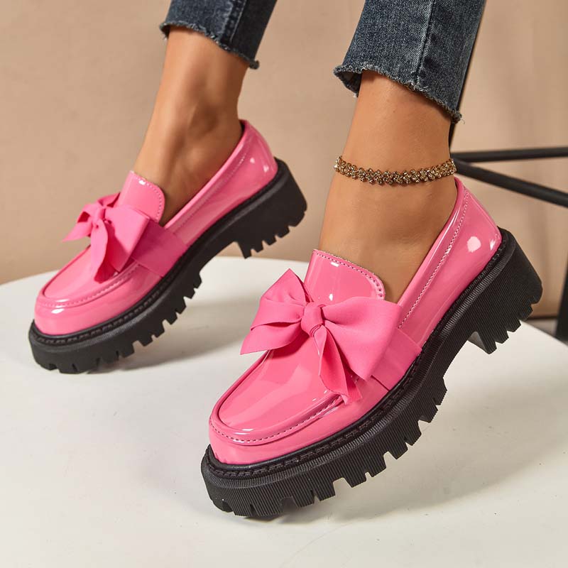 Ravisse™ - Elegante und Niedliche Plateau-Loafer mit Schleife - Image 10