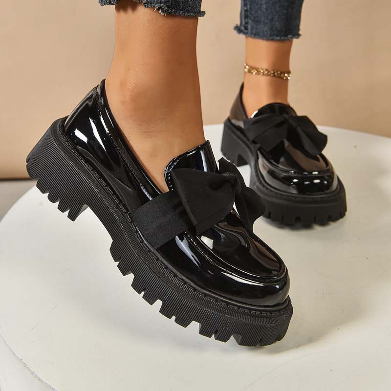 Ravisse™ - Elegante und Niedliche Plateau-Loafer mit Schleife - Image 13