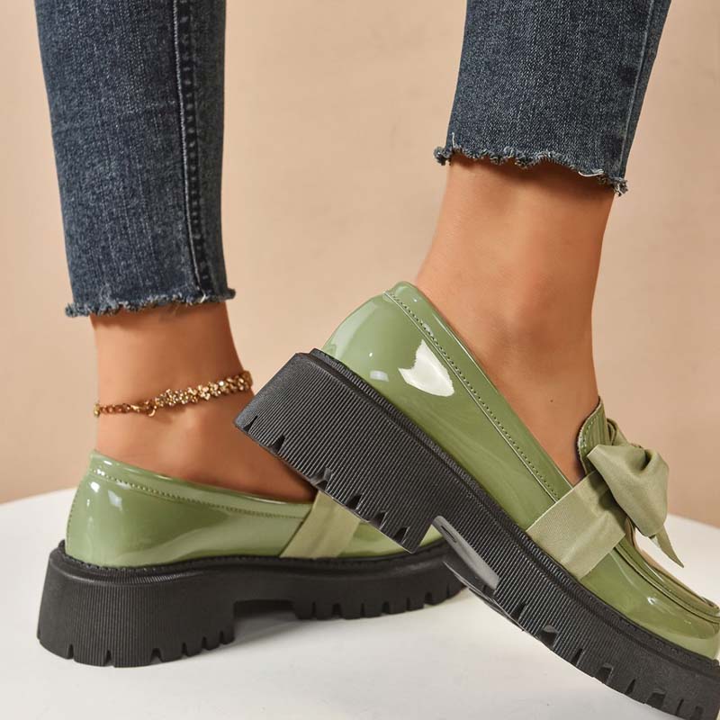 Ravisse™ - Elegante und Niedliche Plateau-Loafer mit Schleife - Image 3