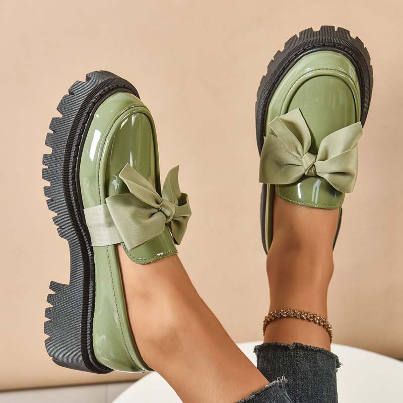 Ravisse™ - Elegante und Niedliche Plateau-Loafer mit Schleife - Image 4