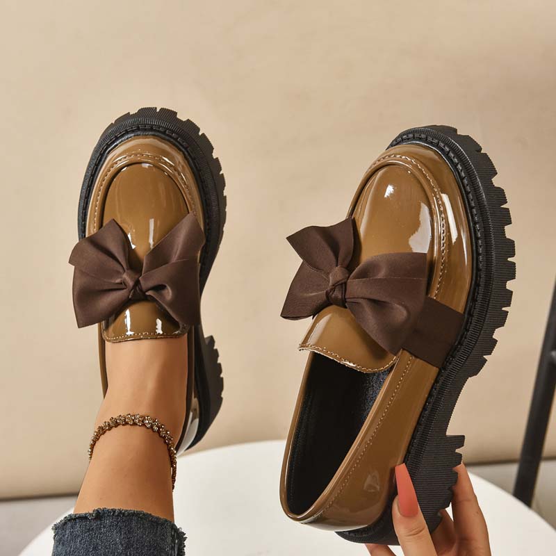 Ravisse™ - Elegante und Niedliche Plateau-Loafer mit Schleife - Image 5