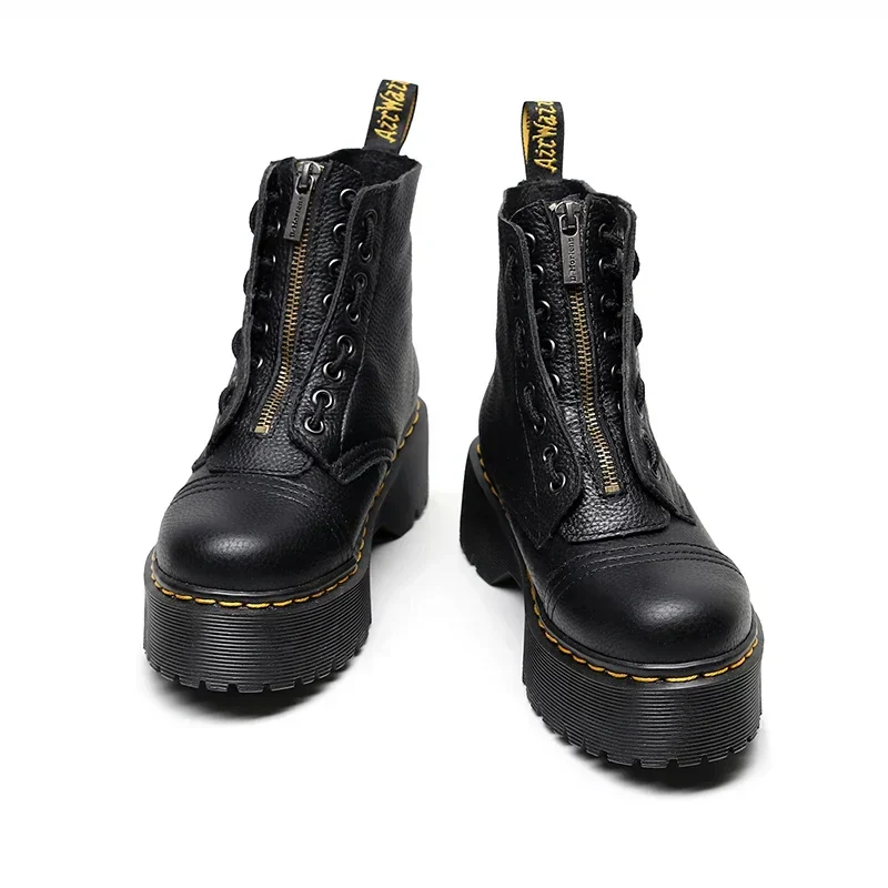 Reah – plateaustiefel aus echtem leder - Image 2
