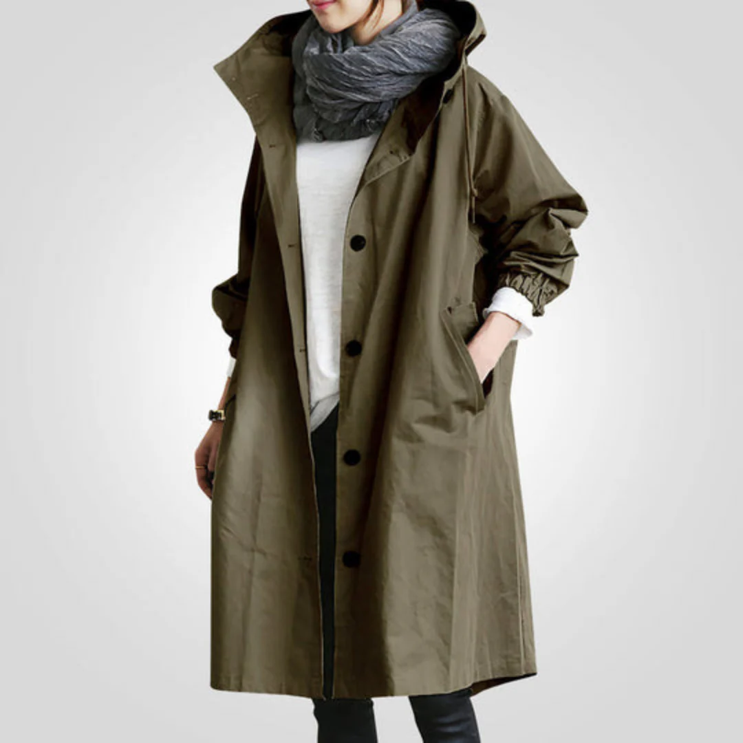 Regenjacke Damen Mit Knopfverschluss | Klassisch & Wetterfest - Image 3