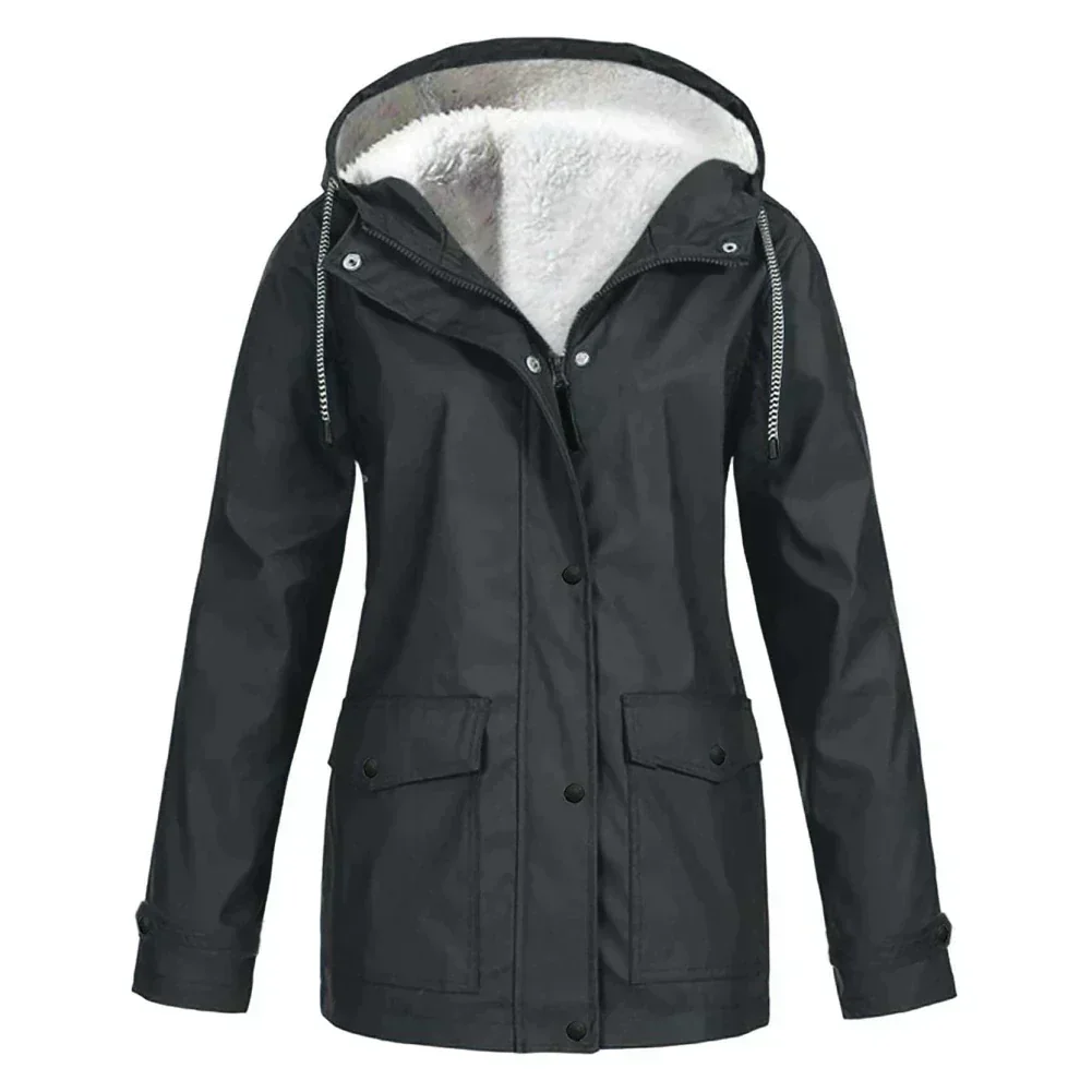 Regenjacke Damen Warm Gefüttert | Winddicht & Elegant - Image 4