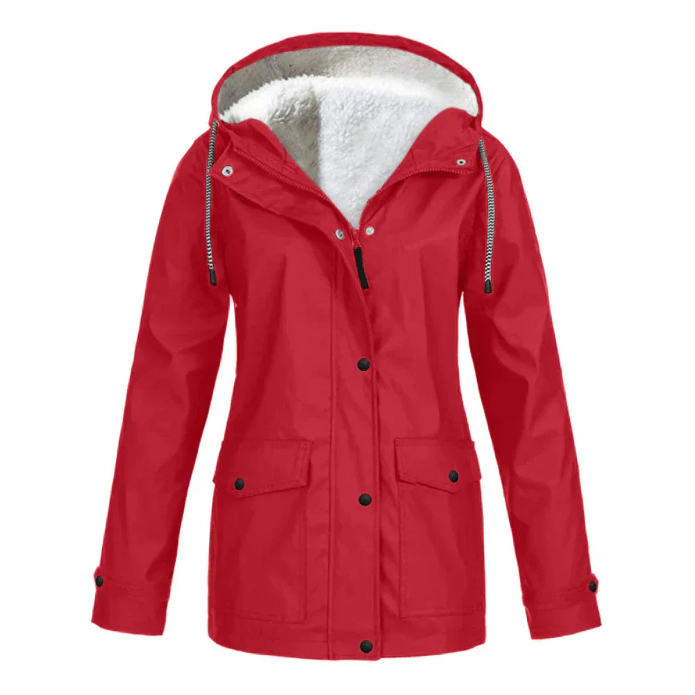 Regenjacke Damen Warm Gefüttert | Winddicht & Elegant - Image 8
