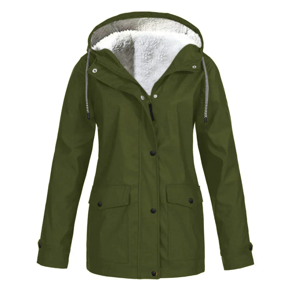 Regenjacke Damen Warm Gefüttert | Winddicht & Elegant - Image 9