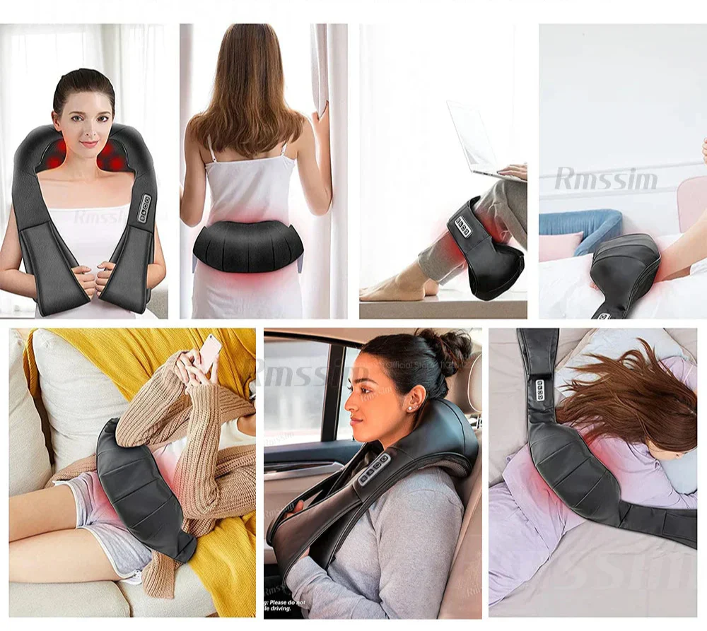 RelaxPro Multifunktionaler Tiefenwärme-Massagegerät für Nacken, Rücken, Schultern und Beine - Image 3
