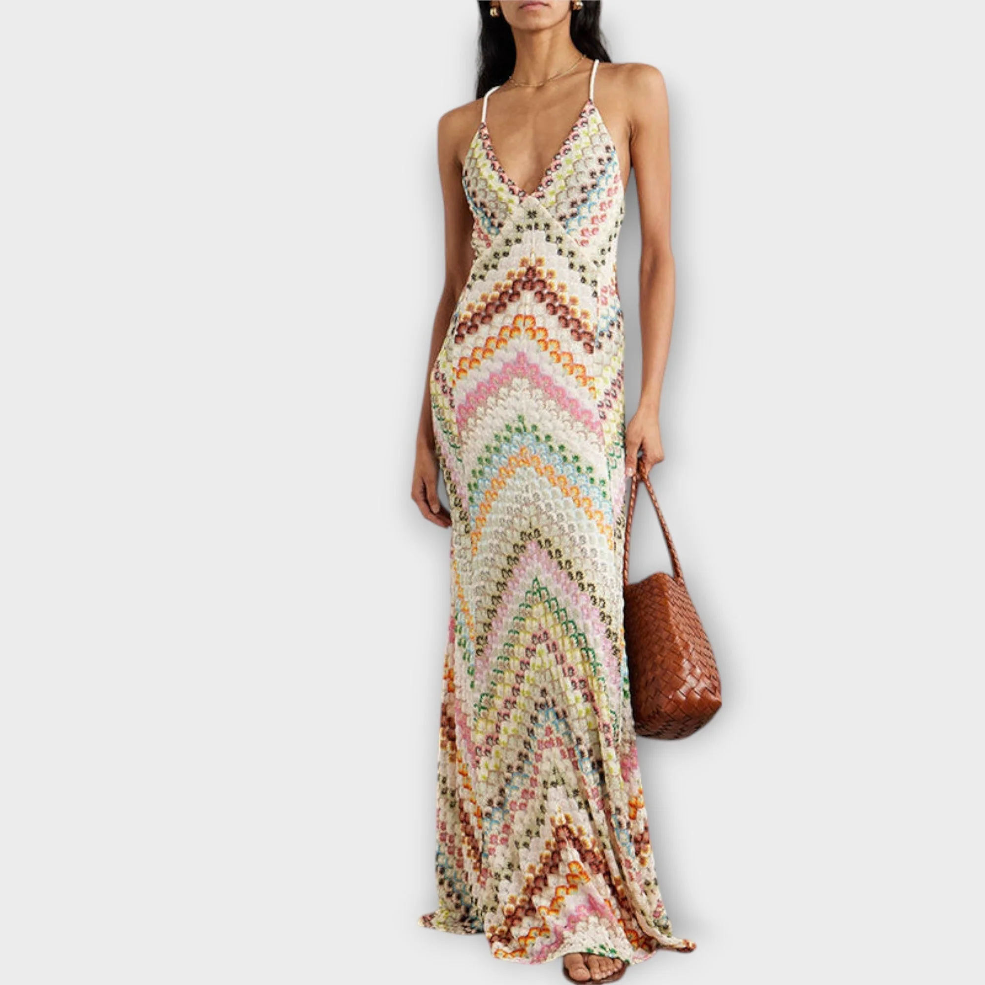 Remi - Buntes Fischgrät-Maxi-Kleid von Missoni - Image 7