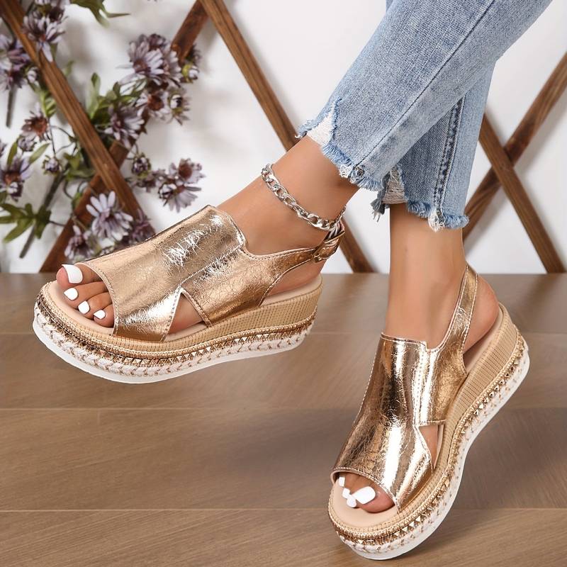 RENILDA - VERSTELLBARE ERGONOMISCHE KEILSANDALEN