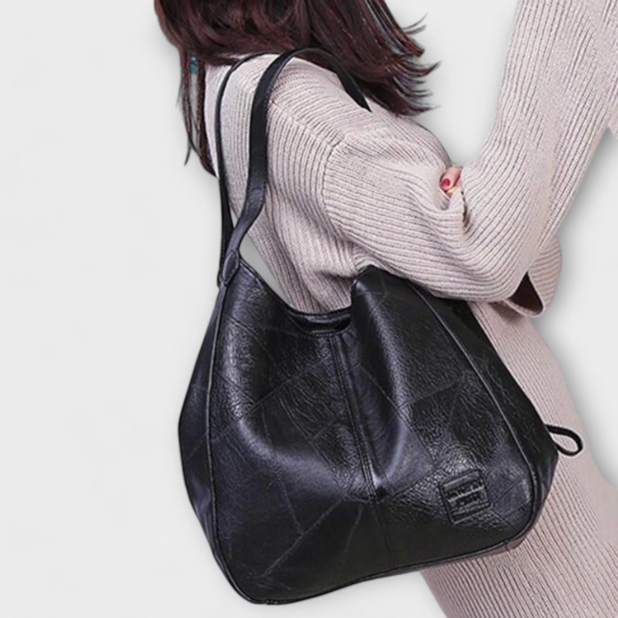 Reniva – Vintage-Schultertasche mit klarer Linie - Image 2