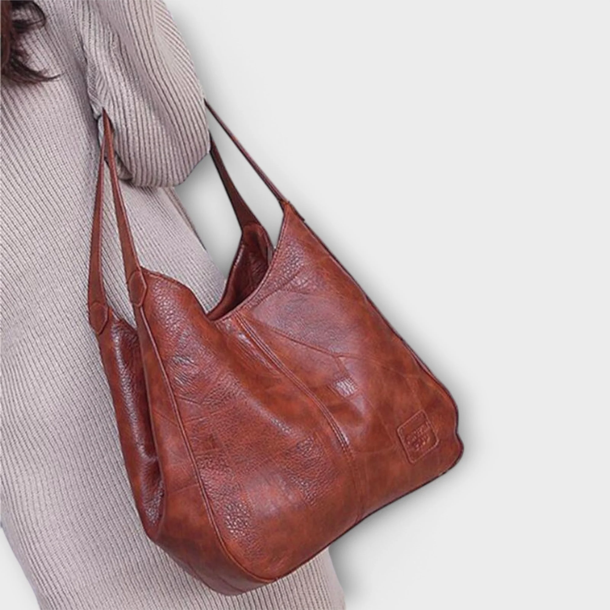Reniva – Vintage-Schultertasche mit klarer Linie - Image 4