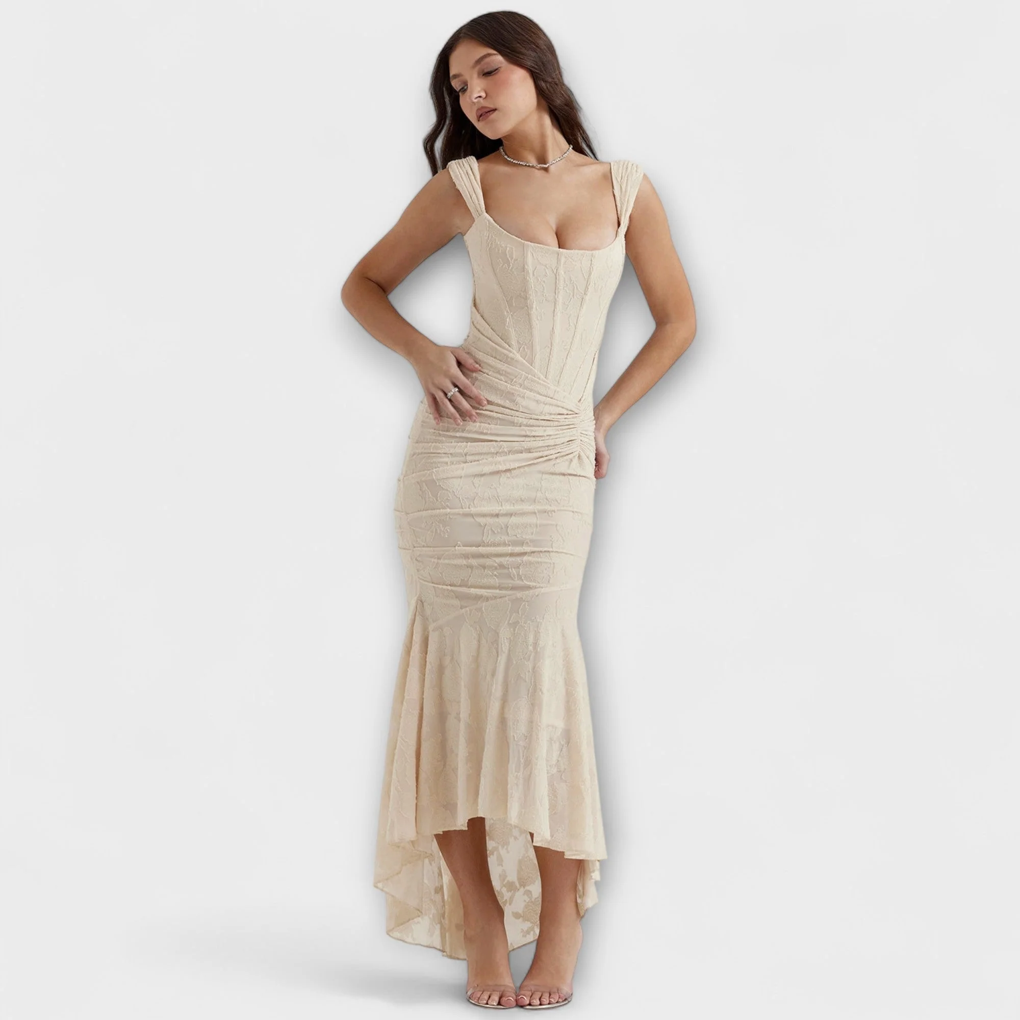 Renske - Stilvolles Maxikleid mit kunstvollem Korsett - Image 10