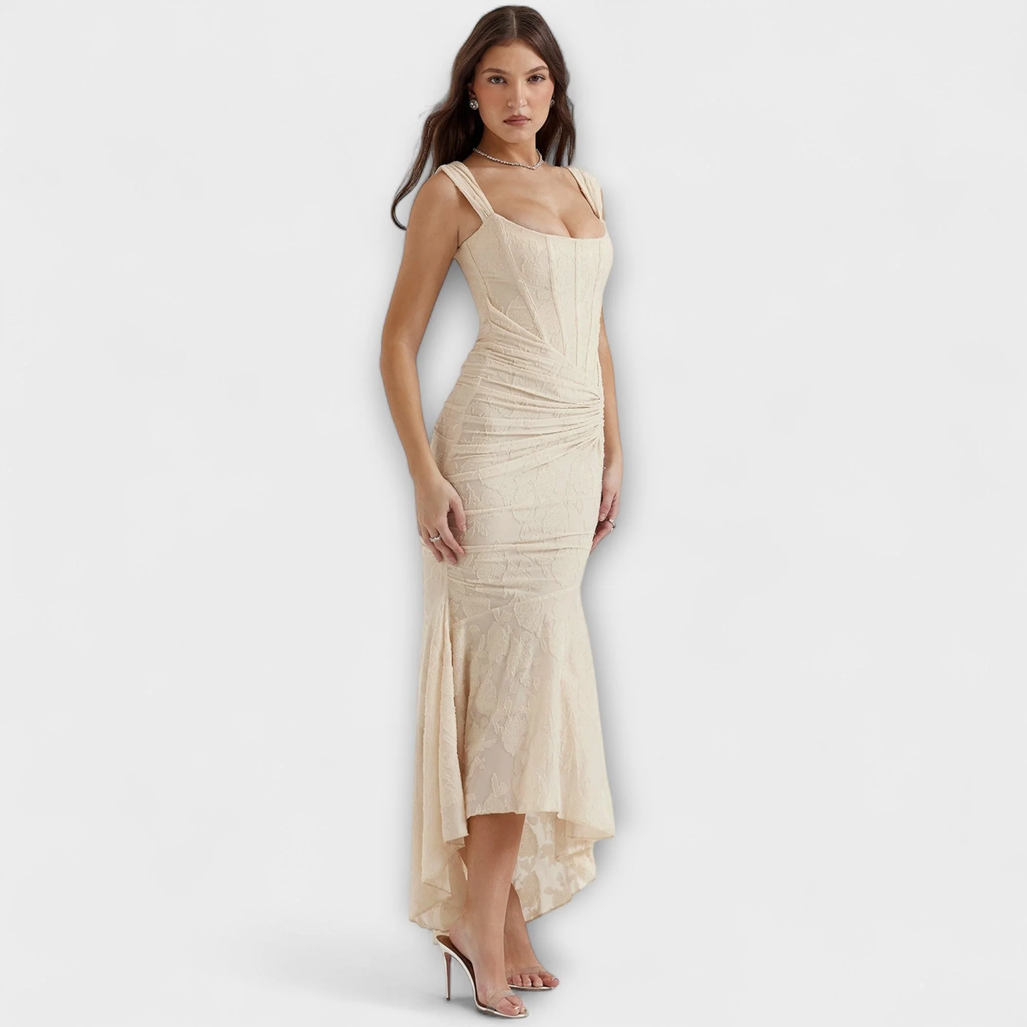 Renske - Stilvolles Maxikleid mit kunstvollem Korsett - Image 13