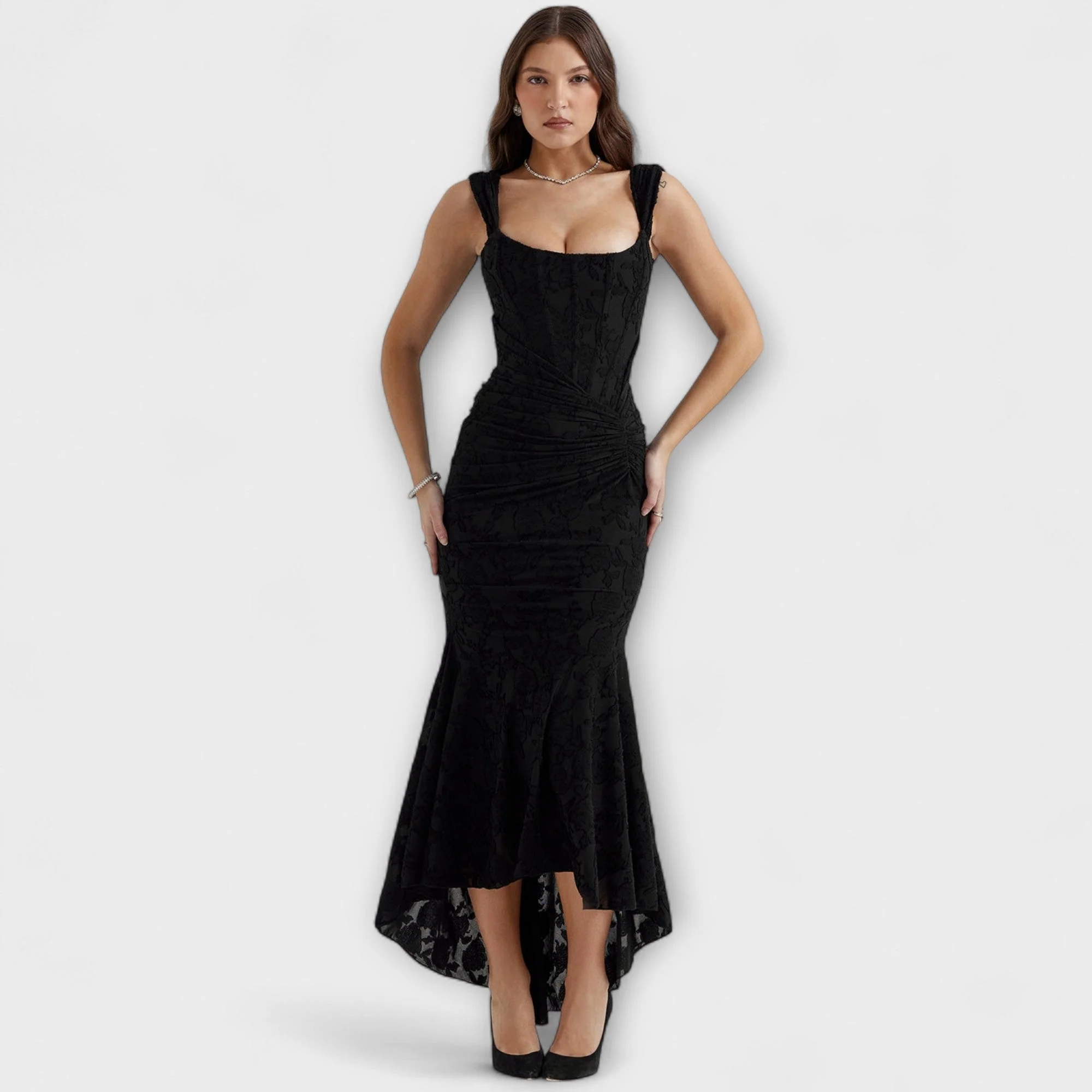 Renske - Stilvolles Maxikleid mit kunstvollem Korsett - Image 25